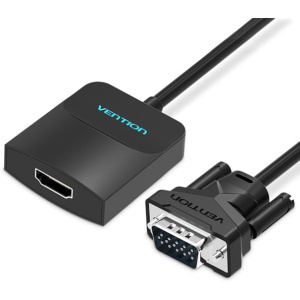 Переходник Vention VGA-HDMI, 0.2 м со звуком и питанием (ACNBB) (43387992) в Луцке