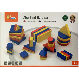 Навчальний набір Viga Toys Логічні блоки Дьєнеша (56164U) в Луцьку