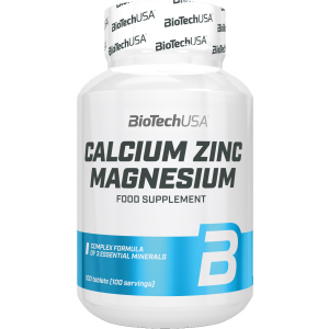 Вітаміни Biotech Calcium Zinc Magnesium 100 таб (5999076237890) рейтинг