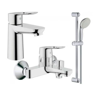 Набір змішувачів GROHE BauLoop 123214S (23337000 + 32815000 + 27598001) ТОП в Луцьку