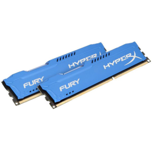 Оперативна пам'ять HyperX DDR3-1866 8192MB PC3-14900 (Kit of 2x4096) FURY Blue (HX318C10FK2/8)