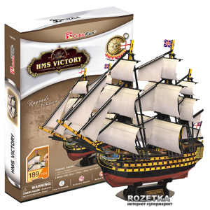 3D пазл CubicFun HMS Victory (T4019h) лучшая модель в Луцке