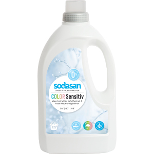 Рідкий органічний засіб для прання Sodasan Color Sensitiv 1.5 л (4019886015301) в Луцьку