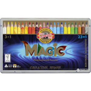 Олівці кольорові Koh-i-Noor Magic 23+1 колір (340802)