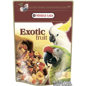 Корм для крупных попугаев Versele-Laga Prestige Exotic Fruit зерновая смесь 0.6 кг (5410340217818) ТОП в Луцке