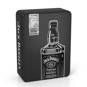 Теннессі Віскі Jack Daniel's 0.7 л 40% в металевій коробці з двома келихами (5099873045855) ТОП в Луцьку