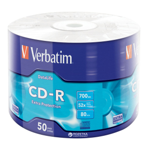 Verbatim CD-R 700 MB 52x Wrap 50 шт (43787) в Луцке