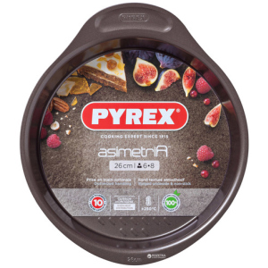 Форма круглая для выпечки Pyrex Asimetria 26 см Круглая Коричневая (AS26BA0)