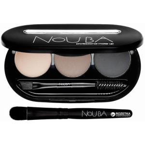 Косметичний набір тіней для брів Nouba Eyebrow Powder 3 г (8010573523013) рейтинг