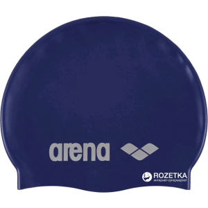 Шапочка для плавания Arena Classic Silicone 91662-71 Dark Blue (3468333887427)