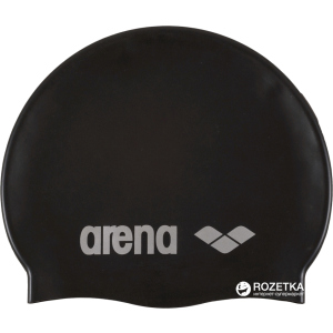 Шапочка для плавання Arena Classic Silicone 91662-55 Black (3468333887410) ТОП в Луцьку