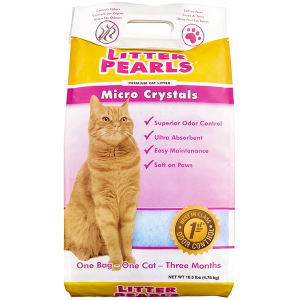 Наполнитель для кошачьего туалета Litter Pearls Micro Crystals Кварцевый впитывающий 4.7 кг 10.8 л 10610 (633843106105) ТОП в Луцке