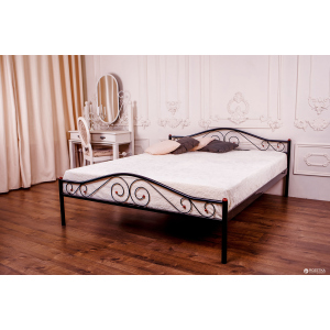 Двуспальная кровать Eagle Polo 140 x 200 Black (E2516) лучшая модель в Луцке