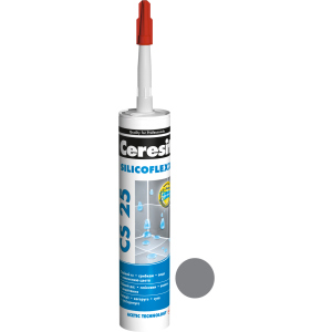 Затирка силіконовий шов Ceresit Micro Protect CS25 0.285 кг Сірий (CR1095898) краща модель в Луцьку