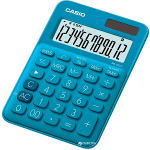 Калькулятор Casio 12 разрядный 105х149.5х22.8 (MS-20UC-BU-S-ES) в Луцке