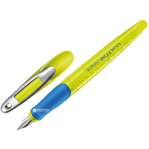 Ручка перова для правши Herlitz My.Pen Lemon-Blue Синя Лимонний корпус (10999779) в Луцьку