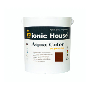 Краска для дерева Bionic-House Aqua Color UV-protect 2,5л Шоколад А109 ТОП в Луцке