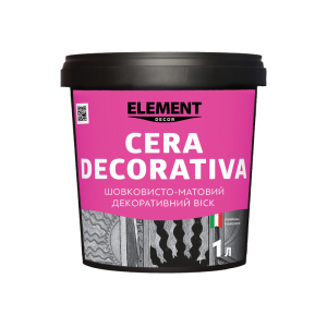 Декоративний воск CERA DECORATIVA ELEMENT DECOR 1 л ТОП в Луцке