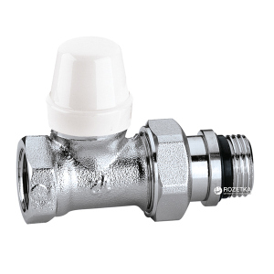 купить Кран радиаторный CALEFFI 1/2" отсекающий прямой (432402)