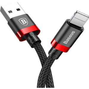 купить Кабель Baseus Cafule Cable Lightning – USB 2.0 м 1.5 A Black (CALKLF-C19)