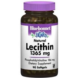 Амінокислота Bluebonnet Nutrition Натуральний Лецитин 1365 мг 90 желатинових капсул (743715009240) надійний