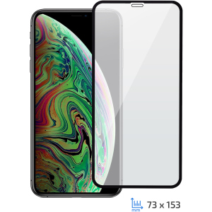 Захисне скло 2E для iPhone Xs Max Black (2E-TGIP-2018-6.5-3D)