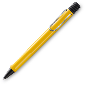 купить Ручка шариковая Lamy Safari Жёлтая/Стержень M16 1 мм Синий (4014519273233)