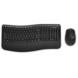 Комплект Microsoft Wireless Comfort Desktop 5050 Blue Track Ru Ret AES (PP4-00017) краща модель в Луцьку