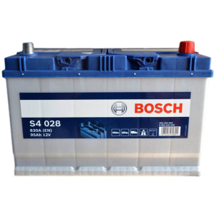 Автомобільний акумулятор Bosch 95Аh (-/+) ASIA Євро S4028 (830EN) (0 092 S40 280) в Луцьку