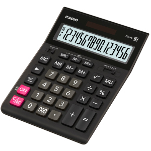 Калькулятор Casio 16 розрядний 155х210х34.5 (GR-16-W-EP) ТОП в Луцьку