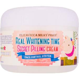 Пилинг-крем для лица от пигментных пятен Elizavecca Milky Piggy Real Whitening Time Secret Pilling Cream 100 мл (8809071369250)