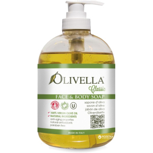Жидкое мыло для лица и тела Olivella на основе оливкового масла 500 мл  (764412260000) лучшая модель в Луцке