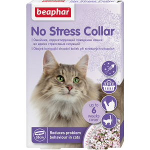 Антистресс ошейник Beaphar No Stress Collar cat для кошек 35 см (13228) (8711231132287) ТОП в Луцке