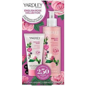 Набір для жінок Yardley English Rose Hand Wash and Hand Cream 50 мл + 250 мл (5056179301900) краща модель в Луцьку