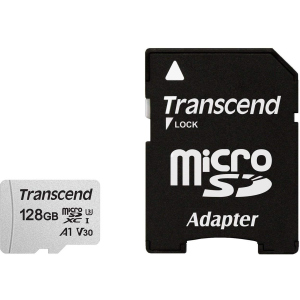 Transcend 300S microSDXC 128GB UHS-I U3 + SD-Adapter (TS128GUSD300S-A) ТОП в Луцке