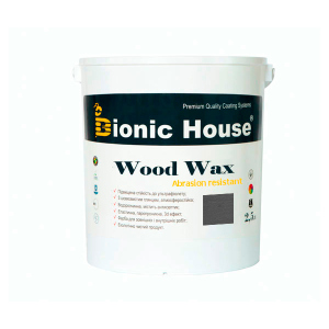 хорошая модель Краска для дерева WOOD WAX Bionic-House 2,5л Артгрей