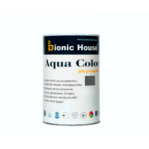 Краска для дерева Bionic-House Aqua Color UV-protect 0,8л Артгрей в Луцке