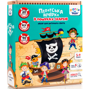 Набор для праздника Vladi Toys Пиратская вечеринка на украинском языке (VT6010-03) (4820195056516) лучшая модель в Луцке