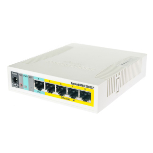 Комутатор MikroTik RB260GSP (CSS106-1G-4P-1S)