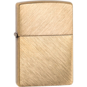 Запальничка Zippo 29830 Herringbone Sweep Brass Золотиста (Zippo 29830) ТОП в Луцьку