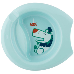 Тарелка Chicco Easy Feeding Plate 6м+ Голубой (16001.40.20) (2900990802432) ТОП в Луцке