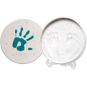 Набор для создания отпечатка ручки и ножки малыша Baby Art Магическая коробочка Круглая (3601094200) (3220660304400) в Луцке