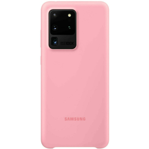 Панель Samsung Silicone Cover для Samsung Galaxy S20 Ultra Pink (EF-PG988TPEGRU)