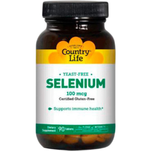 Натуральная добавка Country Life Selenium (Селен) 100 мкг 180 таблеток (015794028765) рейтинг