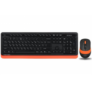 Комплект клавиатура + мышь Wireless A4Tech Bloody FG1010 Orange USB ТОП в Луцке