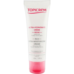 Ультраувлажняющий крем Topicrem Rich Ultra-Moisturizing Cream для сухой и чувствительной кожи лица 40 мл (3700281703320) в Луцке