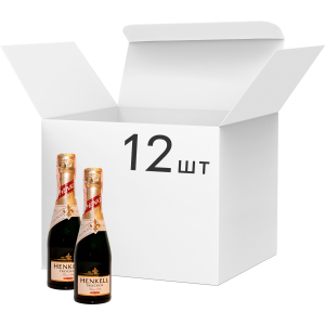 Упаковка игристого вина Henkell Trocken белое сухое 0.2 л 11.5% 12 шт (4003310011748) лучшая модель в Луцке