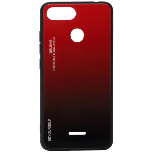 Панель BeCover Gradient Glass для Xiaomi Redmi 6/6A Red-Black надійний