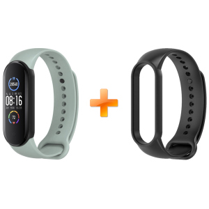 Xiaomi Mi Band 5 MiJobs Dual Color Water Green/Black (MJ5-DSS017WGB) в Луцьку