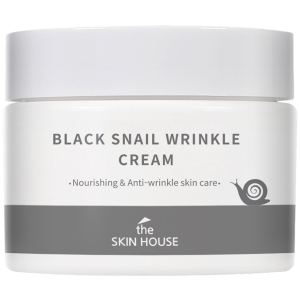 Крем The Skin House Black Snail Wrinkle Cream з колагеном та муцином чорного равлика 50 мл (8809080823422) рейтинг